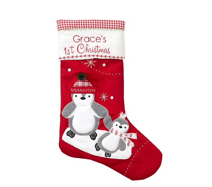 baby's first christmas stocking