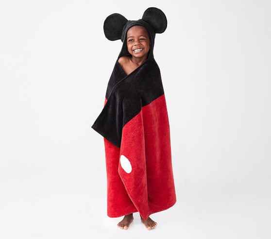 mickey mouse poncho towel