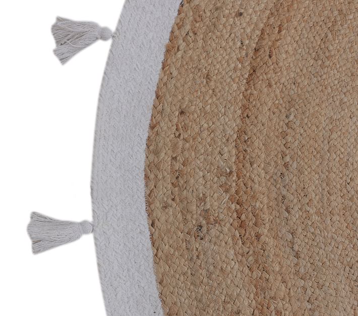 Chenille Jute Round Rug Pottery Barn Kids