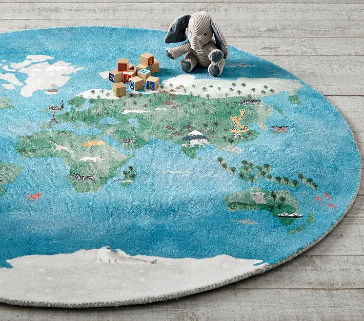 round playroom rug