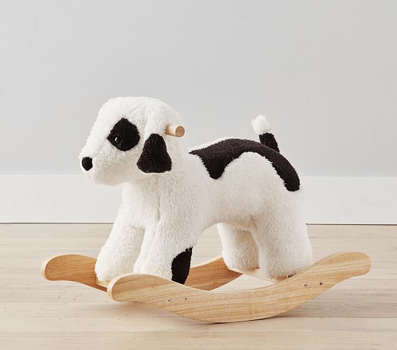 pottery barn plush rocker