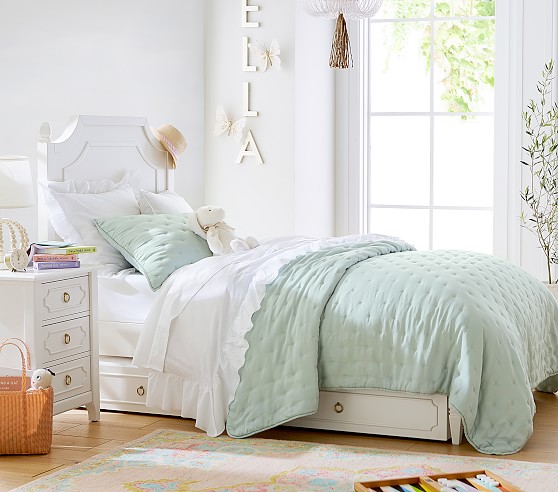 Ava Regency Without Footboard Bed Pottery Barn Kids Ava Regency Without Footboard Bed, Queen Bed No Footboard