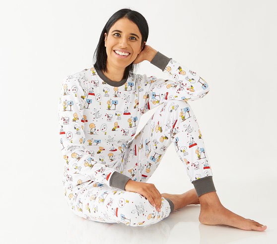 peanuts adult pajamas