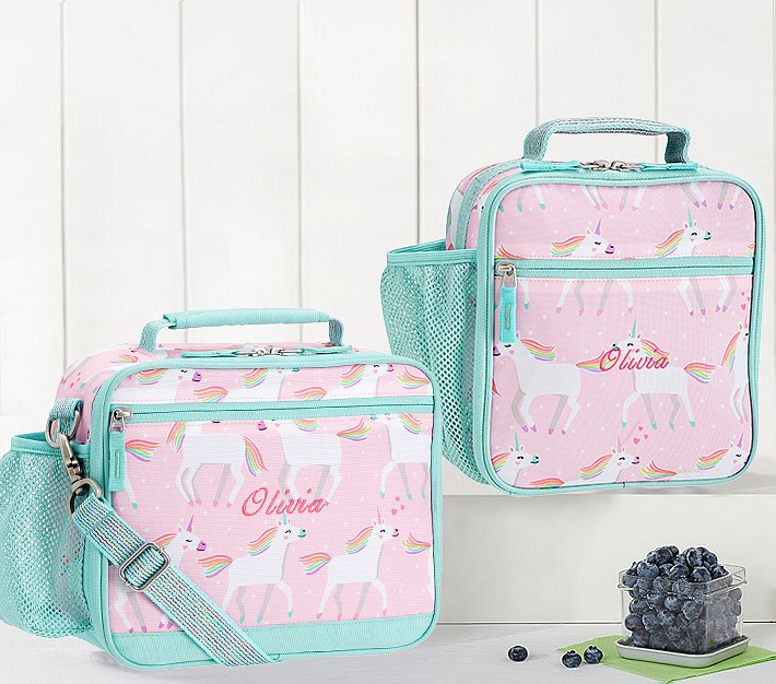 pink unicorn lunch bag