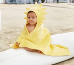 baby girl beach towel