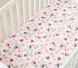 Bnj crafts owls fitted crib sheet