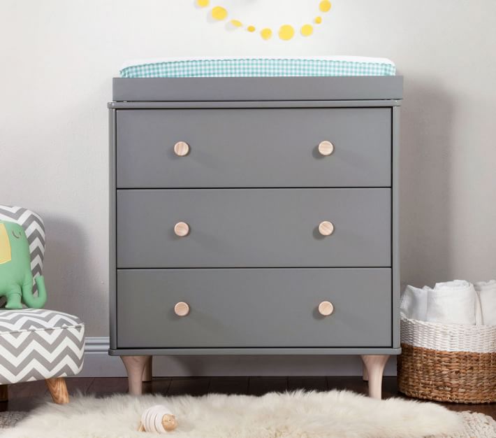 Babyletto Lolly 3 Drawer Dresser & Topper Set Pottery Barn Kids