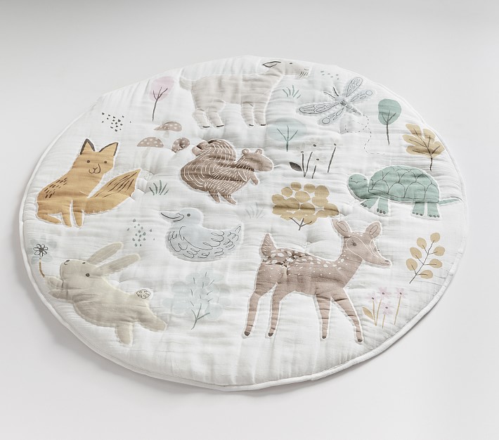 Dakota Woodland Muslin Travel Play Mat 