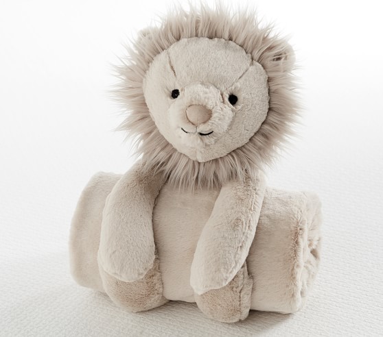 stuffed animal and blanket set