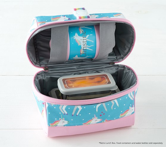 girls lunch bag and bottle
