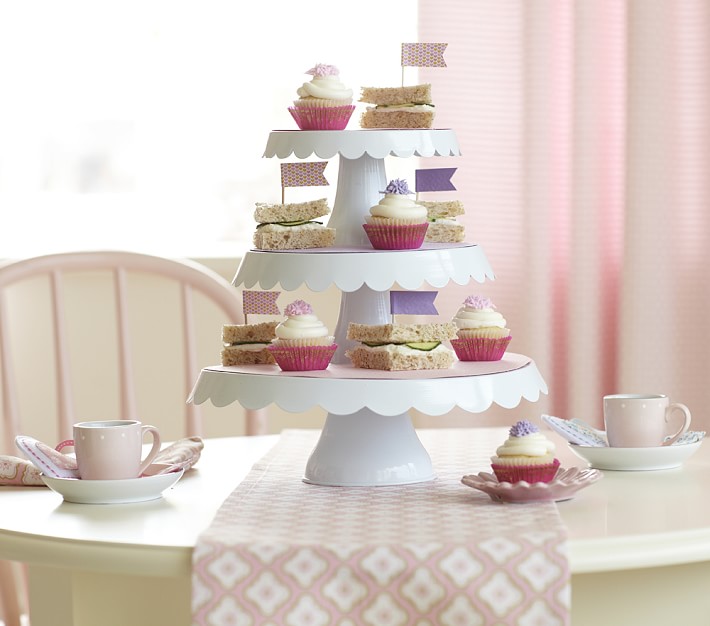 pottery cake stand
