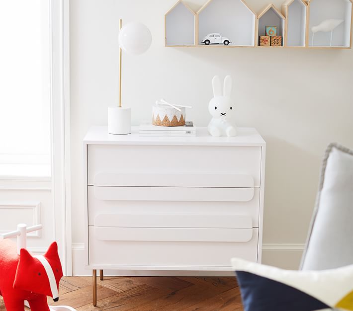 west elm x pbk Gemini 3Drawer Modern Kids Dresser Pottery Barn Kids
