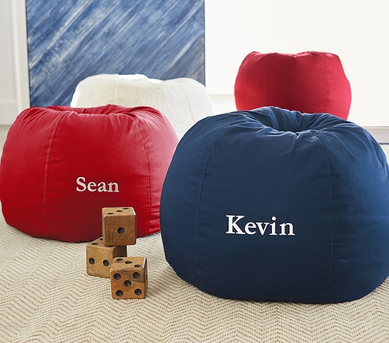 Red Anywhere Beanbag Kids Bean Bag Chairs Pottery Barn Kids