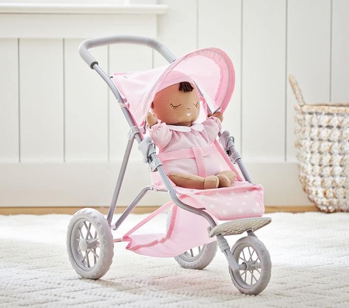 pottery barn double doll stroller