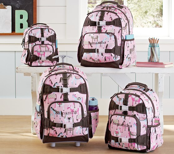 pottery barn horse backpack