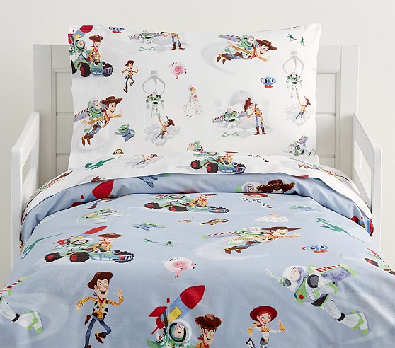 Disney Pixar Toy Story Organic Toddler, Twin Bedding Fit Toddler Bed
