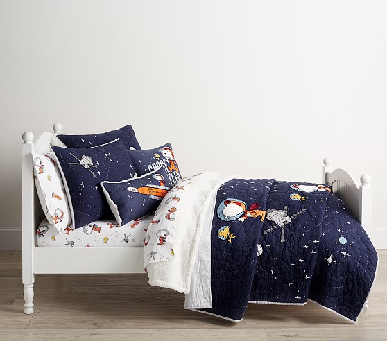 Astronaut Snoopy Kids Bedding Pottery Barn Kids