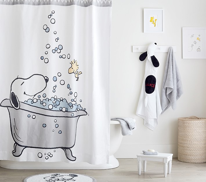 Peanuts Kids Shower Curtain Pottery, The Shower Curtain