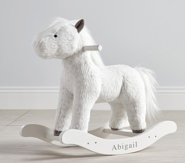 pottery barn horse rocker