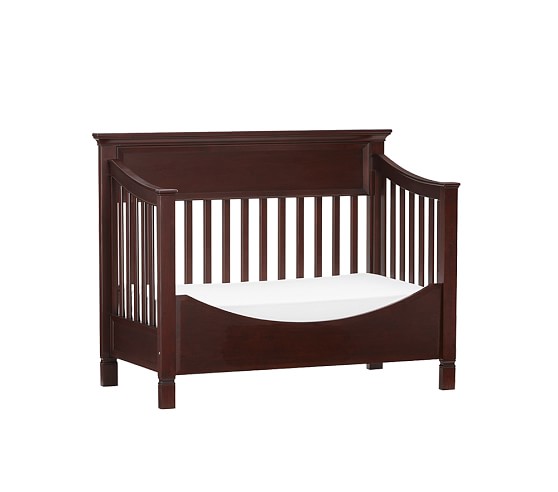 pottery barn larkin sleigh crib