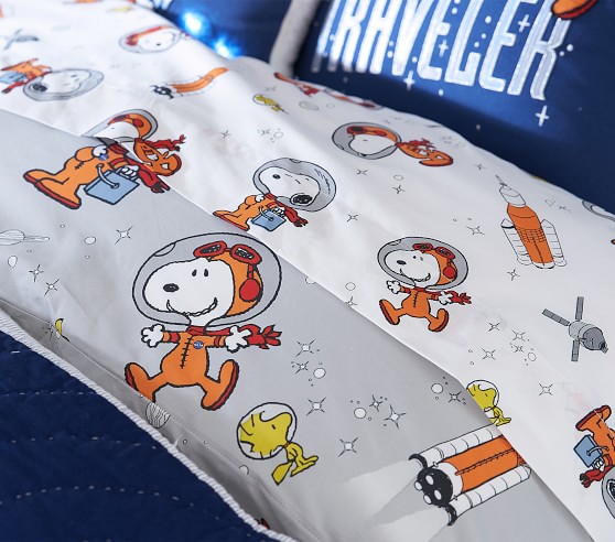 Astronaut Snoopy Kids Bedding Pottery, Snoopy Queen Bedding