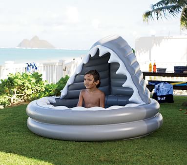 shark kiddie pool