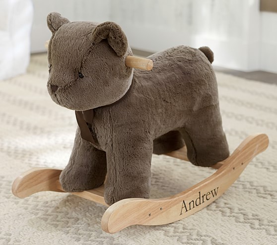 plush nursery rocker