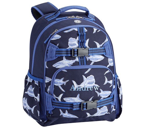 Pottery barn shark discount backpack