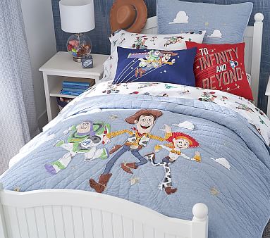 Disney Pixar Toy Story Kids Sheet Set, Buzz Lightyear Bedding Full Size