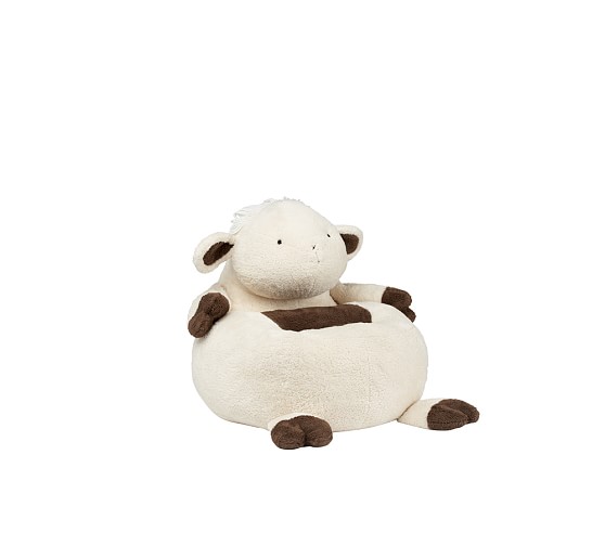 pottery barn lamb chair