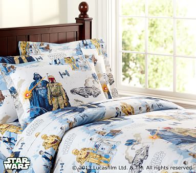 Potter Barn Kids The Empire Strikes Back Twin Duvet Cover