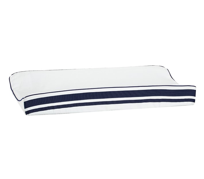 Harper Changing Pad Cover, Navy Pottery Barn Kids