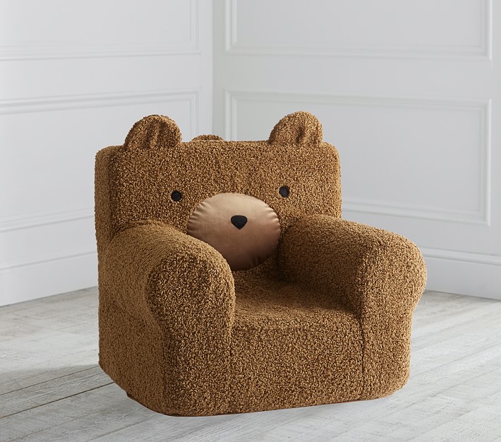Teddy Bear Fur Anywhere Chair® | Pottery Barn Kids