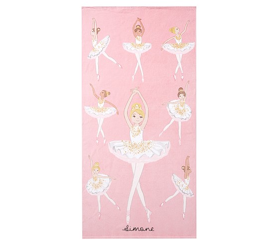 pool towel Girl ballerina hooded towel girl ballerina beach towel,personalized kids bath towel kids beach wrap toddler hooded towel