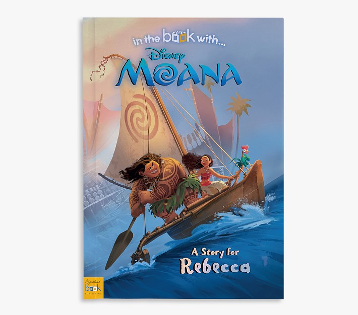 Disney Moana Personalized Storybook Kids Books Pottery Barn Kids