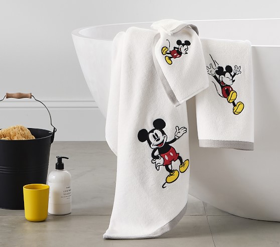 Disney Mickey Mouse Bath Set Towels, Mickey Mouse Bath Rug