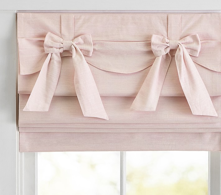 Bow Valance Kids Roman Shade Pottery Barn Kids