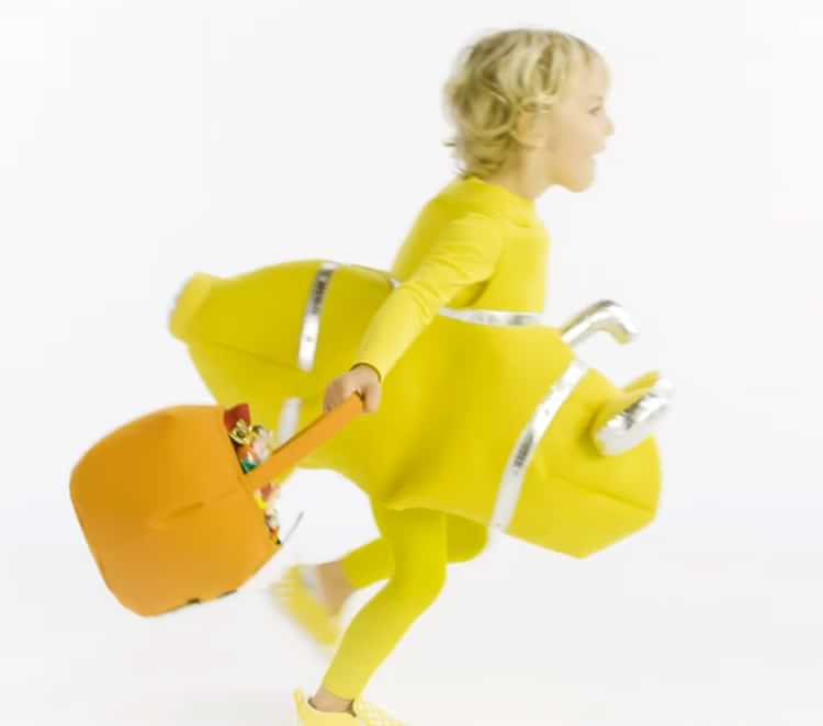 Pottery Barn Kids 3d Yellow Submarine Halloween Costume Small /medium 3t for sale online