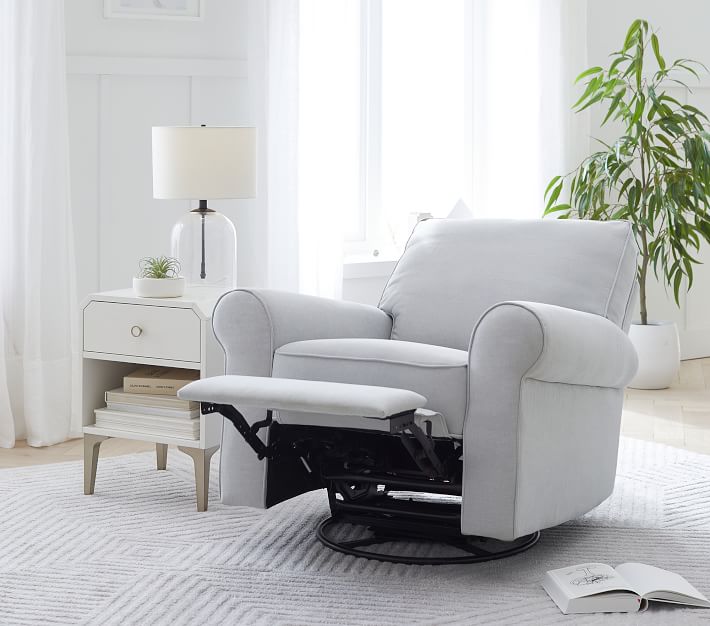 Comfort Swivel Nursery Glider & Recliner Chair Pottery Barn Kids