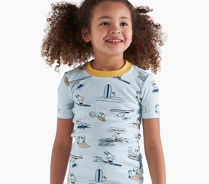 Snoopy® Surf Organic Short Sleeve Pajama Set
