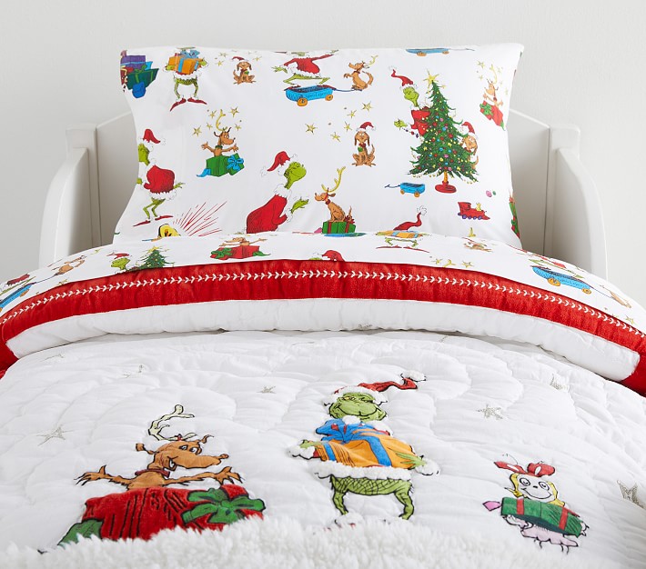 Dr Seuss S The Grinch Toddler, Grinch Bed Set Queen