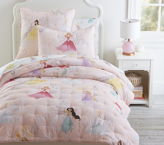 Disney Princess Castles Comforter, Disney Princess Bed Set Queen Size