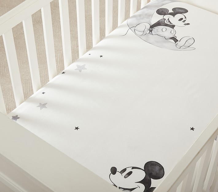 mickey crib sheet