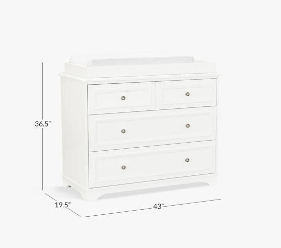 pottery barn changing table top