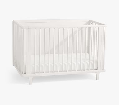 Dawson 4-in-1 Convertible Crib, Simply White, White Glove Delivery
