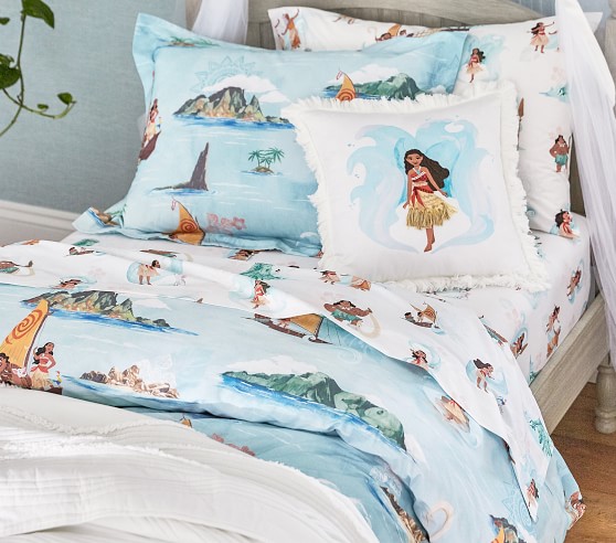 Disney Moana Sheet Set Pillowcases, Moana Bedding Twin