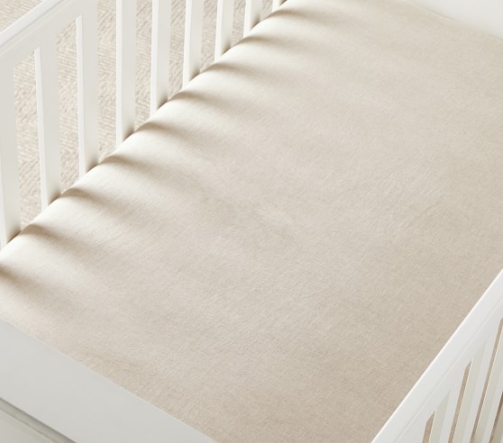 linen crib sheets