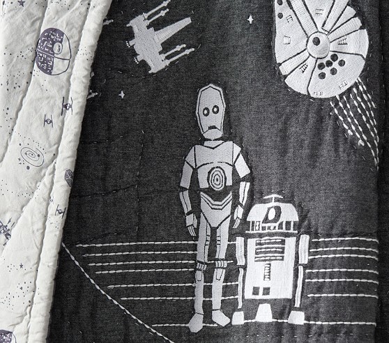 pottery barn star wars baby blanket