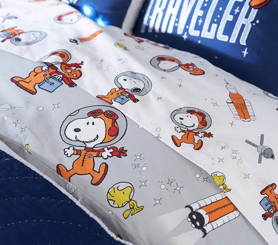 pottery barn snoopy sheets