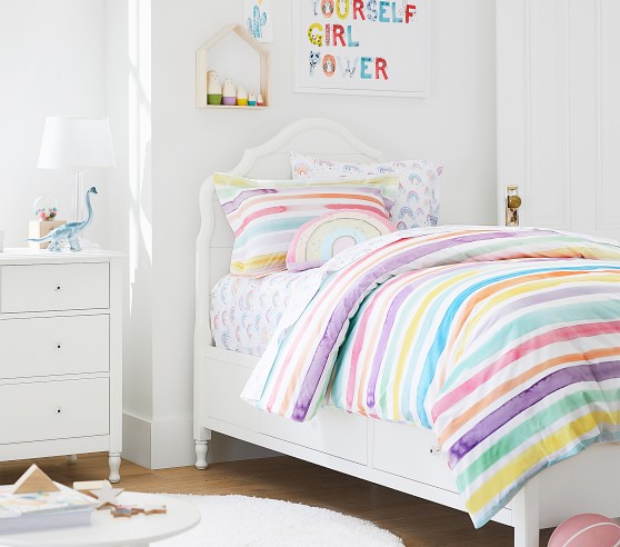 pottery barn rainbow sheets